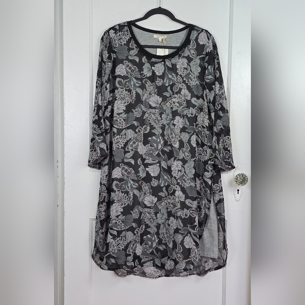 Mystree Boho Flowy Swing Dress Size L